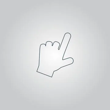 Mouse hand  cursor vector illustration Stock Illustration