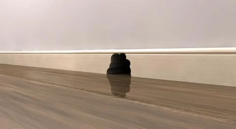 Mouse hole interior Stock Illustration