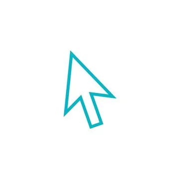 Mouse icon in flat style with background. Stock Illustration