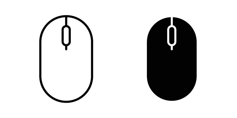 Mouse icon graphic element. web icon set 스톡 일러스트