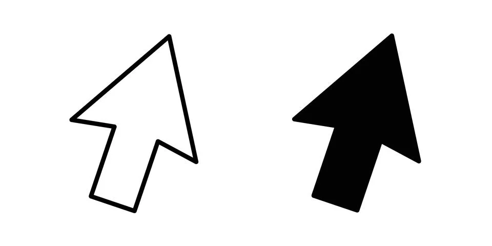 Mouse icon graphic element. web icon set 스톡 일러스트