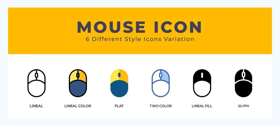 Mouse icon. high quality icon symbol for web design Stock Illustration