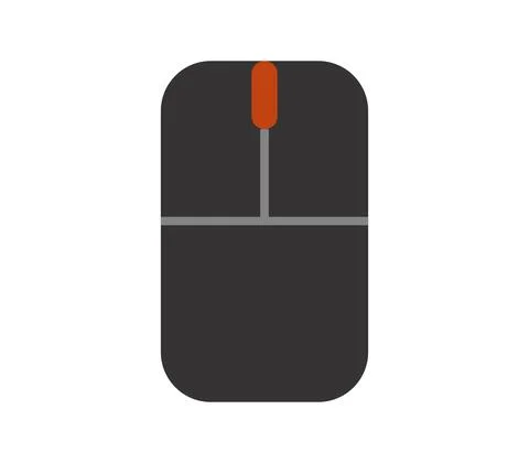 Mouse icon illustrated in vector on white background Stockillustratie