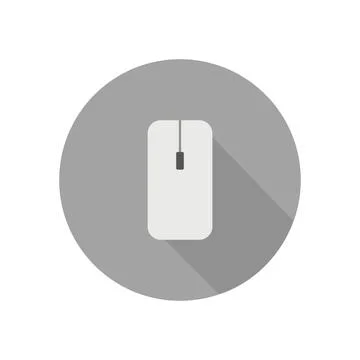 Mouse icon illustrated in vector on white background 스톡 일러스트
