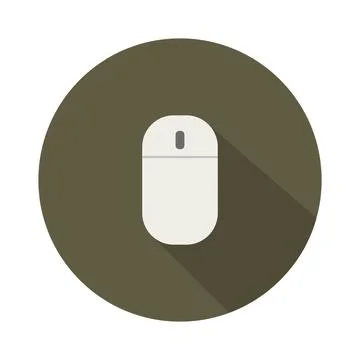 Mouse icon illustrated in vector on white background 스톡 일러스트