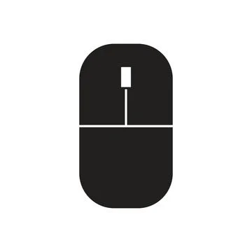 Mouse icon illustrated in vector on white background イラスト素材