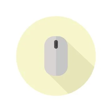 Mouse icon illustrated in vector on white background 스톡 일러스트