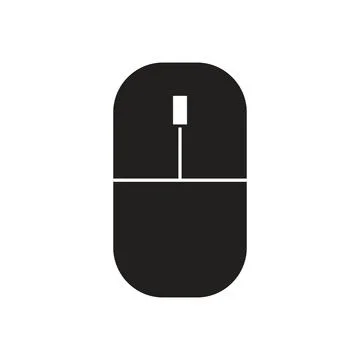 Mouse icon illustrated in vector on white background Stockillustratie