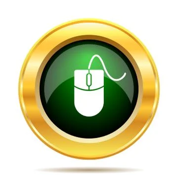 Mouse  icon. Internet button on white background.. Stock Illustration