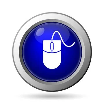 Mouse  icon. Internet button on white background.. Stock Illustration