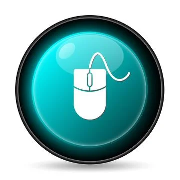 Mouse  icon. Internet button on white background.. Stock Illustration