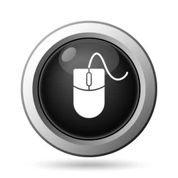 Mouse  icon. Internet button on white background.. Stock Illustration