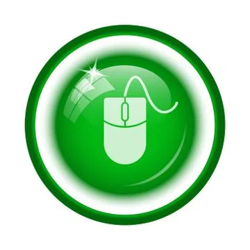 Mouse  icon. Internet button on white background.. Stock Illustration