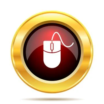 Mouse  icon. Internet button on white background.. Stock Illustration