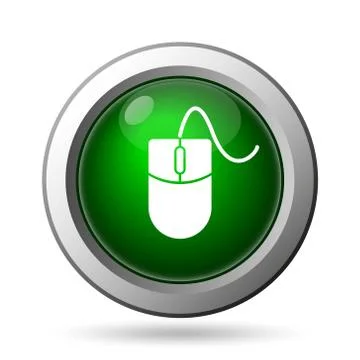 Mouse  icon. Internet button on white background. Stock Illustration