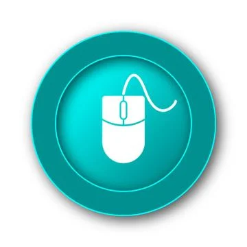  Mouse  icon. Internet button on white background. Stock Illustration