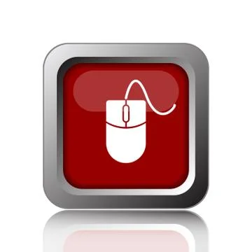 Mouse  icon. Internet button on white background. Stock Illustration