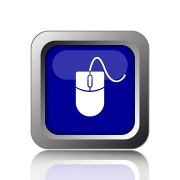 Mouse  icon. Internet button on white background.. Stock Illustration