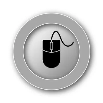 Mouse  icon. Internet button on white background.. Stock Illustration