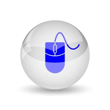 Mouse  icon. Internet button on white background.. Stock Illustration