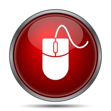 Mouse  icon. Internet button on white background.. Stock Illustration