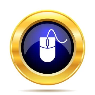 Mouse  icon. Internet button on white background.. Stock Illustration