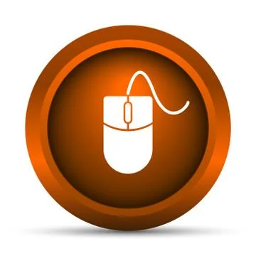 Mouse  icon. Internet button on white background.. Stock Illustration