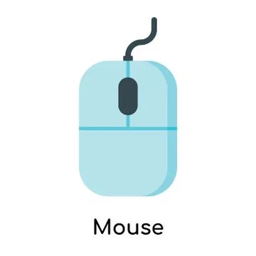 Mouse icon isolated on white background Free Stock Illustration