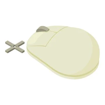 Mouse icon, isometric style Stock Illustration