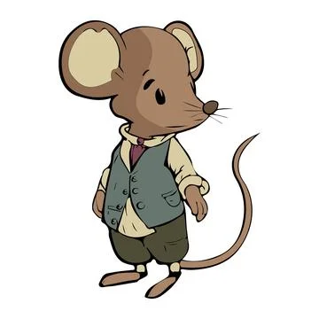 Mouse icon, rat, mice thin line symbols for web and mobile phone Stock Illustration