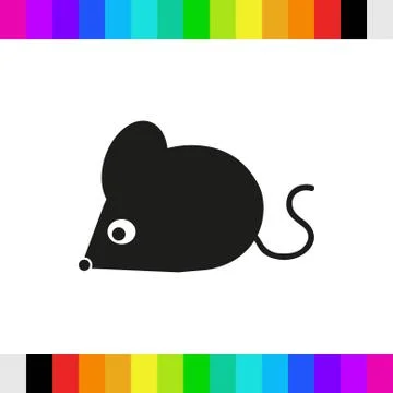 Mouse icon stock vector illustration flat design Stockillustratie
