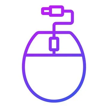 Mouse Icon. User interface Vector Illustration, As a Simple Vector Sign and.. Stock Illustration