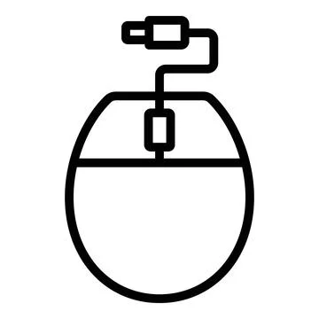 Mouse Icon. User interface Vector Illustration, As a Simple Vector Sign and.. Stock Illustration