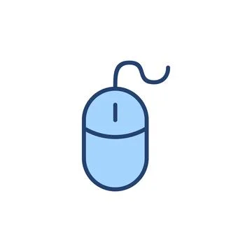 Mouse icon vector. click sign and symbol. pointer icon vector. Stock Illustration