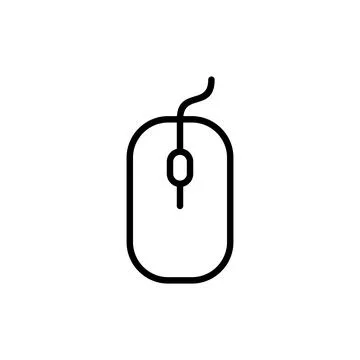 Mouse icon vector. click sign and symbol. pointer icon vector. 스톡 일러스트
