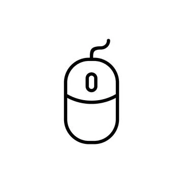 Mouse icon vector. click sign and symbol. pointer icon vector. 스톡 일러스트