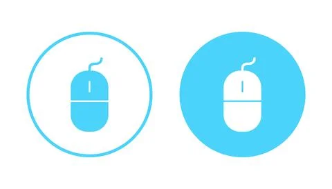 Mouse icon vector. click sign and symbol. pointer icon vector. 스톡 일러스트