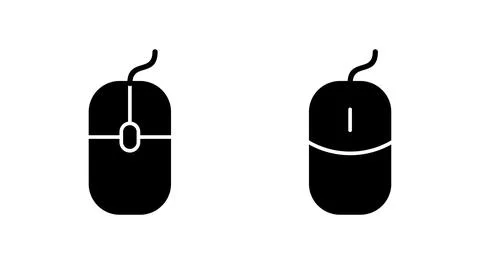 Mouse icon vector. click sign and symbol. pointer icon vector. 스톡 일러스트