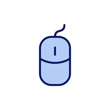 Mouse icon vector. click sign and symbol. pointer icon vector. Stock Illustration