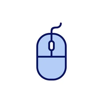 Mouse icon vector. click sign and symbol. pointer icon vector. 스톡 일러스트