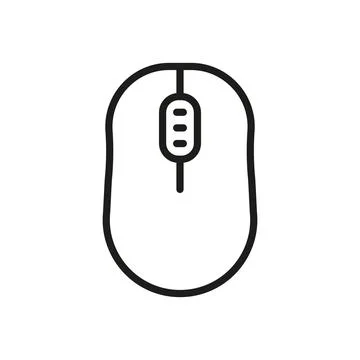 Mouse icon vector design templates simple and modern イラスト素材