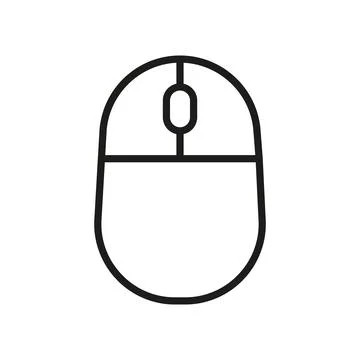 Mouse icon vector design templates simple and modern Stockillustratie