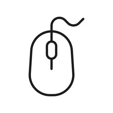 Mouse icon vector design templates simple and modern Stock Illustration
