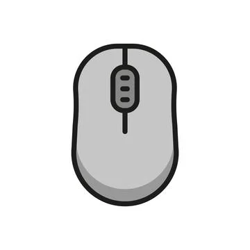 Mouse icon vector design templates simple and modern イラスト素材