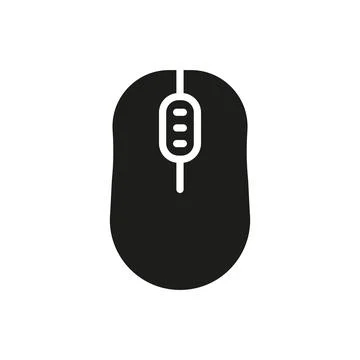 Mouse icon vector design templates simple and modern イラスト素材