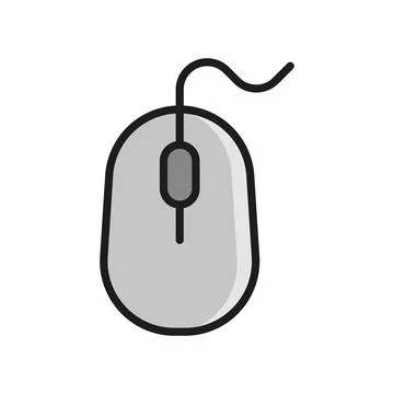 Mouse icon vector design templates simple and modern イラスト素材