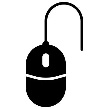 Mouse icon vector Stock Illustration