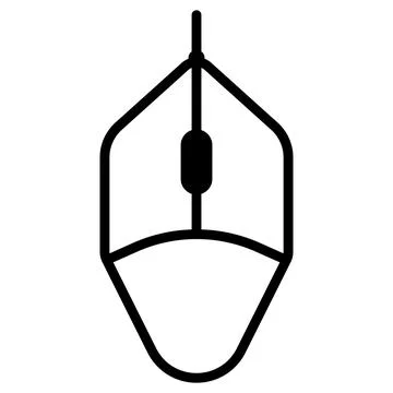 Mouse icon vector イラスト素材