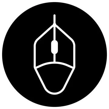 Mouse icon vector イラスト素材