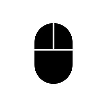 Mouse icon vector illustration. click sign and symbol. pointer icon vector. Illustrazione stock
